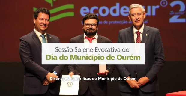 Condecorao pela Cmara Municipal de Ourm
